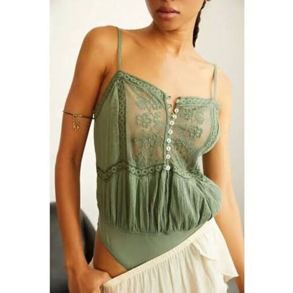 New Free People Still The One Bodysuit Size M - Picture 1 of 9
